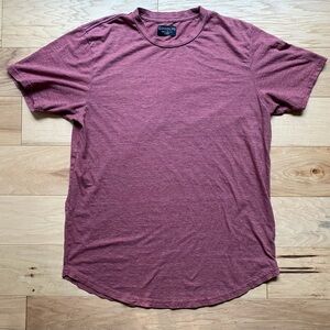 Goodlife Men's Heather Maroon Short Sleeve Tee